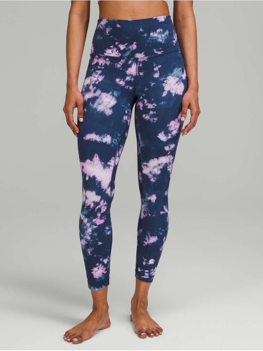 Lululemon Align Pant 28” Circulate Tie Dye Mineral Blue Multi Size 0